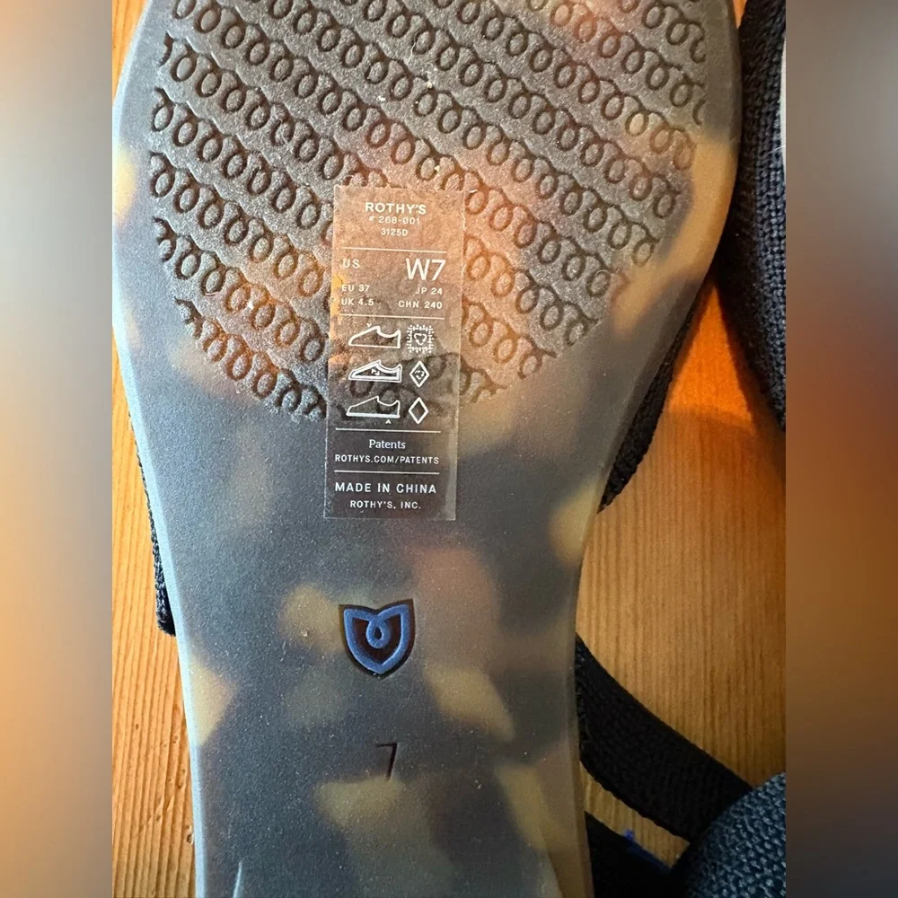 ROTHYS THE ALMOND SLINGBACK IN BLACK,  7
BRAND NEW - Picture 7 of 11